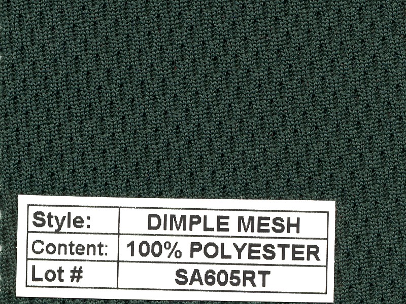 Dimple Mesh 100% Poly 200 Gram Heavy Weight